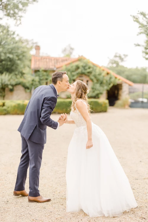 robe événement bonheur gris marron